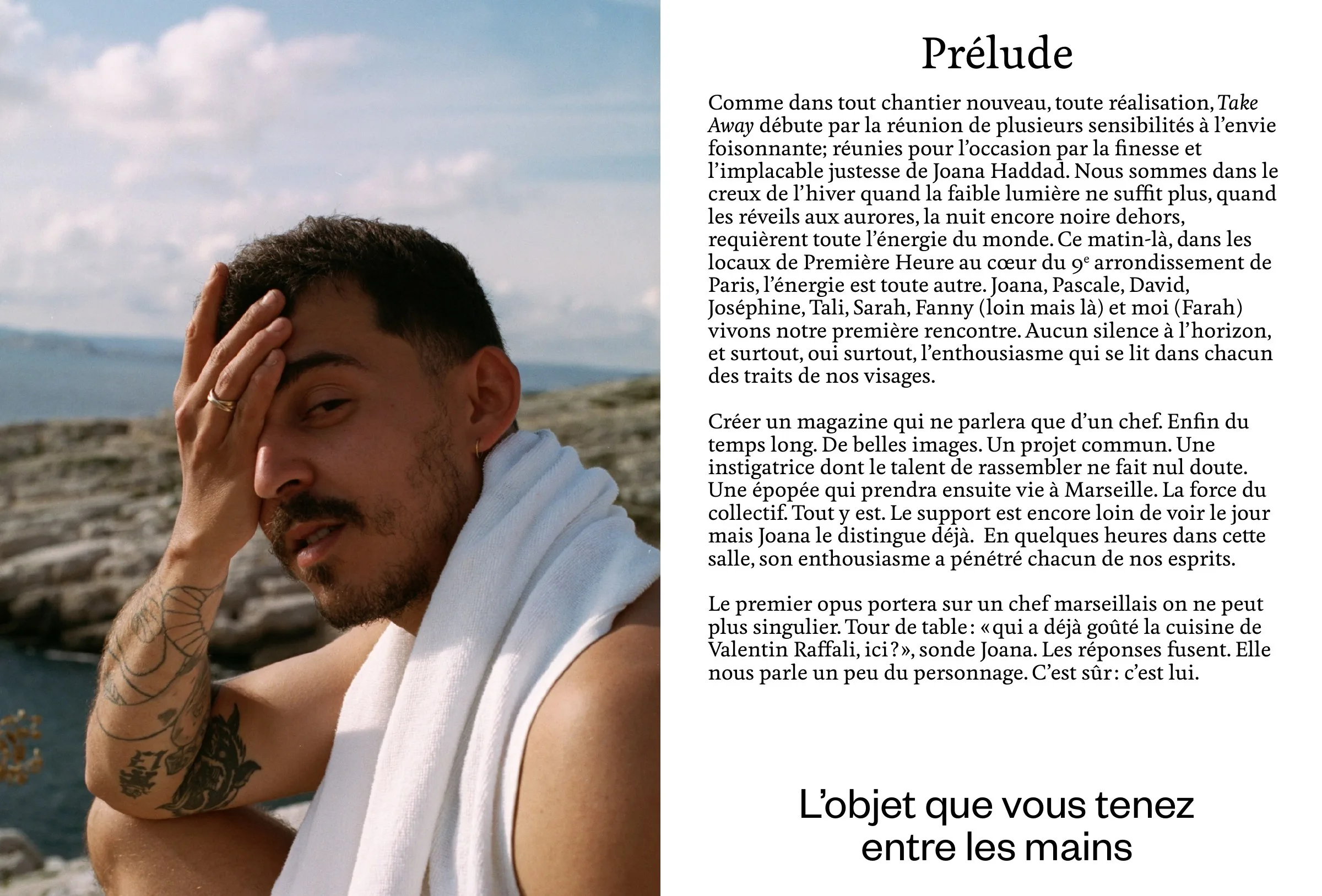 TAKE AWAY MAGAZINE NUMERO 1 – visuel 2
